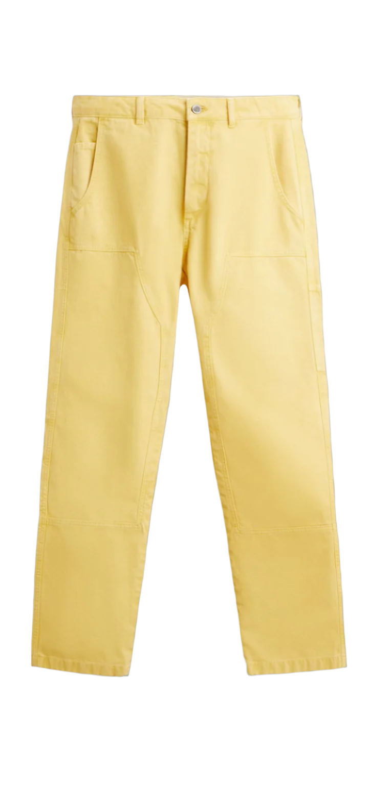 Zara Dyed Orange Carpenter Pocket Pants