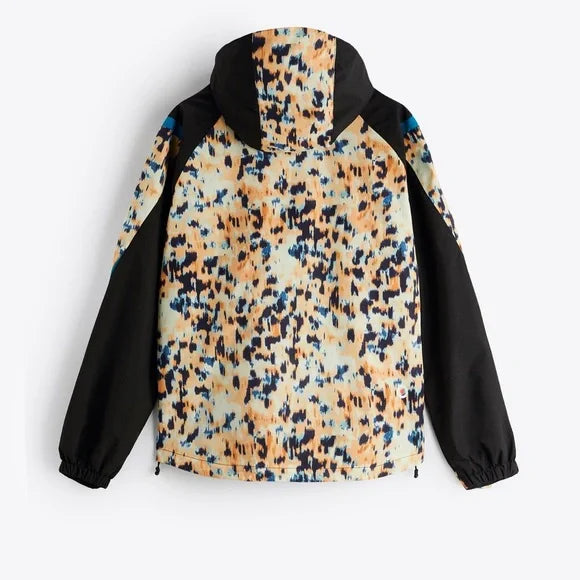 Zara Man X RHUIGI Colorblock Animal Print LIMITED EDITION Jacket Size L - XL