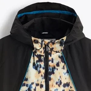 Zara Man X RHUIGI Colorblock Animal Print LIMITED EDITION Jacket Size L - XL